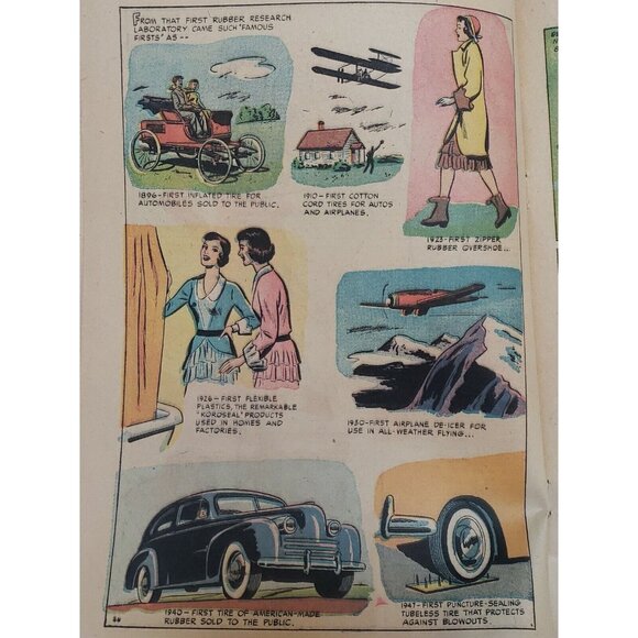 50s BF Goodrich Advertising Promotion Comic Book Johnson Makes The Team Vintage - Picture 3 of 10